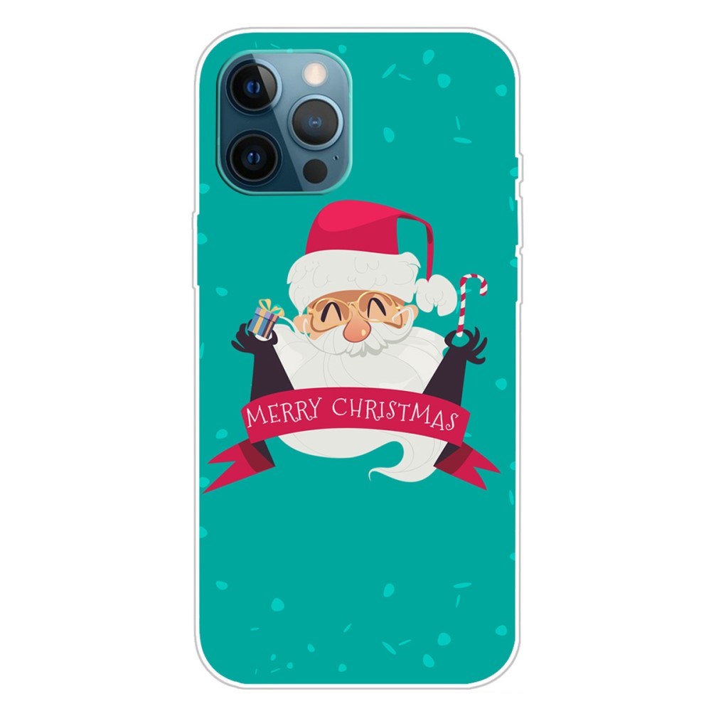 EIDERWOOD iPhone 16 Pro Max Fleksibelt Plast Bagside Julecover - Merry Christmas - Glad Julemand