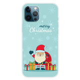 EIDERWOOD iPhone 16 Pro Max Fleksibelt Plast Bagside Julecover - Merry Christmas - Glad Julemand med Gaver