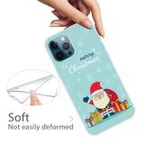 EIDERWOOD iPhone 16 Pro Max Fleksibelt Plast Bagside Julecover - Merry Christmas - Glad Julemand med Gaver