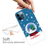 EIDERWOOD iPhone 16 Pro Max Fleksibelt Plast Bagside Julecover - Merry Christmas - Snekugle