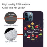 EIDERWOOD iPhone 16 Pro Fleksibelt Plast Bagside Julecover - Merry Christmas - Juledekorationer