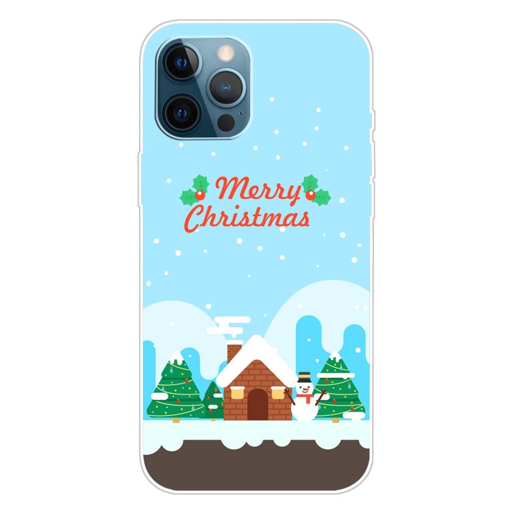 EIDERWOOD iPhone 16 Pro Fleksibelt Plast Bagside Julecover - Merry Christmas - Julehygge