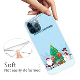 EIDERWOOD iPhone 16 Pro Fleksibelt Plast Bagside Julecover - Merry Christmas - Julemand & Snemand