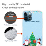 EIDERWOOD iPhone 16 Pro Fleksibelt Plast Bagside Julecover - Merry Christmas - Julemand & Snemand