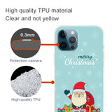 EIDERWOOD iPhone 16 Pro Fleksibelt Plast Bagside Julecover - Merry Christmas - Glad Julemand med Gaver