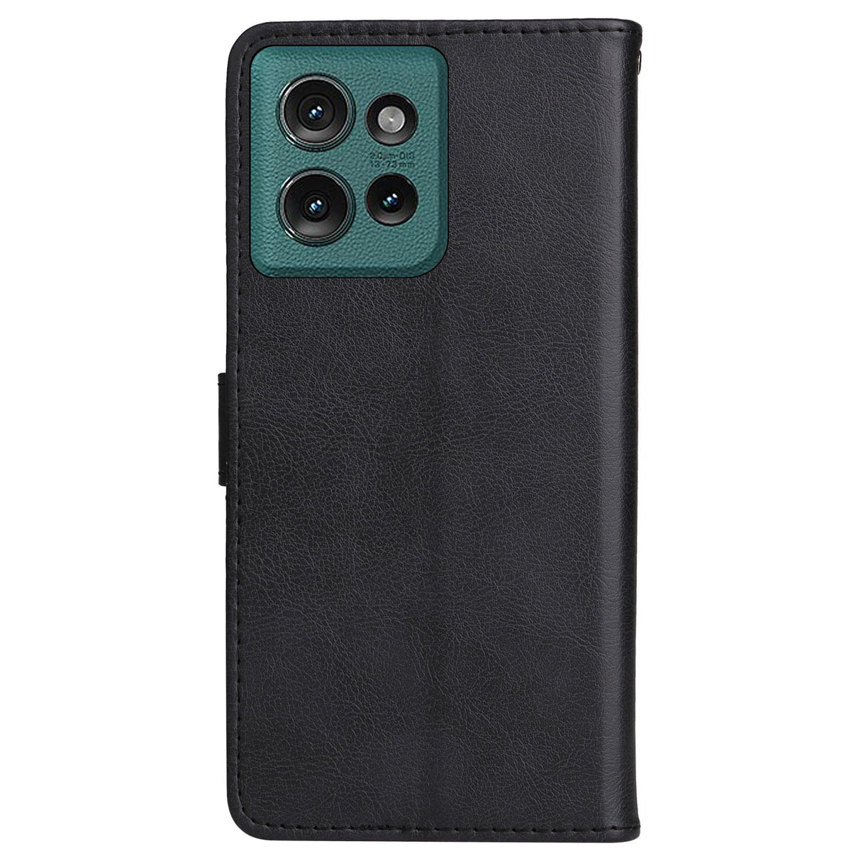 Motorola Edge 50 Wallet Flip Læder Cover m. Pung - Sort