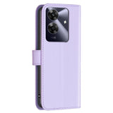 Realme Note 60 / 60x (4G) / C63 (4G) / C61 (4G) Kunstlæder Flip Cover m. Ståfunktion & Kortholder - Lavendel