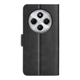 EIDERWOOD Xiaomi Redmi 14C / Poco C75 - Kunstlæder Flip Cover m. Kortholder & Stander - Sort