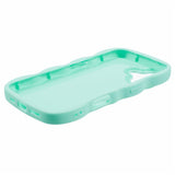 EIDERWOOD iPhone 16 Fleksibelt Plastik Wavy Mobil Cover - Blå