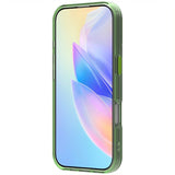 EIDERWOOD iPhone 16 Pro Hybrid Plast Mobil Cover - MagSafe Kompatibel - Gennemsigtig / Grøn