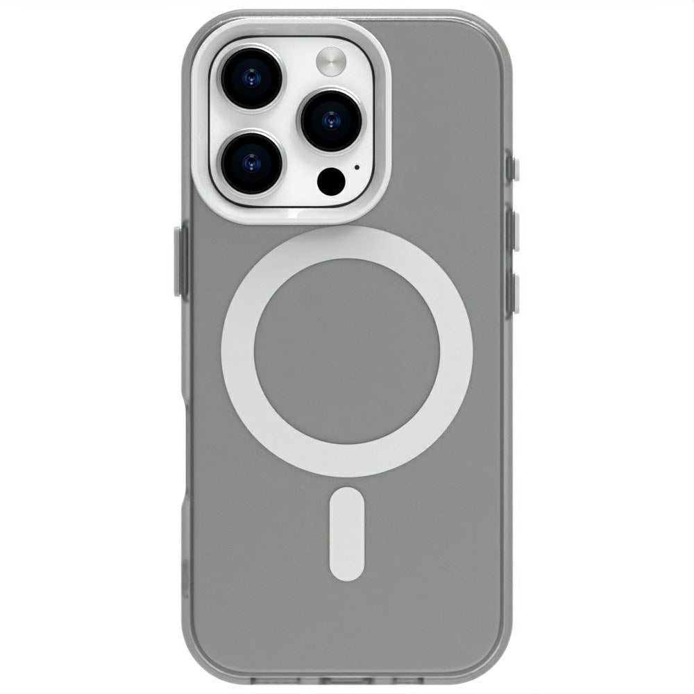 EIDERWOOD iPhone 16 Pro Max Hybrid Plast Mobil Cover - MagSafe Kompatibel - Gennemsigtig / Hvid