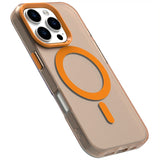 EIDERWOOD iPhone 16 Pro Max Hybrid Plast Mobil Cover - MagSafe Kompatibel - Gennemsigtig / Orange