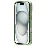 EIDERWOOD iPhone 16 Hybrid Plast Mobil Cover - MagSafe Kompatibel - Gennemsigtig / Grøn