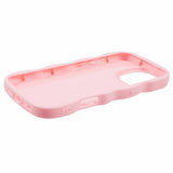 EIDERWOOD iPhone 16 Pro Max Fleksibelt Plastik Wavy Mobil Cover - Lyserød