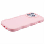 EIDERWOOD iPhone 16 Pro Max Fleksibelt Plastik Wavy Mobil Cover - Lyserød