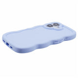 EIDERWOOD iPhone 16 Plus Fleksibelt Plastik Wavy Mobil Cover - Lilla