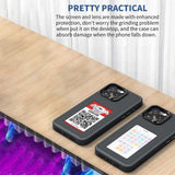iPhone 16 Pro E-Ink Mobil Cover - Omskifteligt Design - Sort