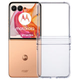 EIDERWOOD Motorola Razr 50 Ultra 5G - Crystal Clear Shockproof Fleksibel Plastik Cover - Gennemsigtig