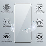 Motorola Moto G35 5G - Klar Blød Plast Anti-Ridse Etui + 2.5D Buet Skærmbeskytter