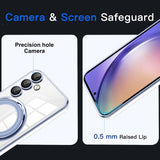 EIDERWOOD Fleksibelt Plastik Cover m. Kickstand - Samsung Galaxy A16 (4G/5G) - MagSafe Kompatibel - Gennemsigtig/Grøn
