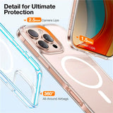 TORRAS - iPhone 16 Pro Max - Fleksibelt Plastik Cover - MagSafe Kompatibel - Gennemsigtig