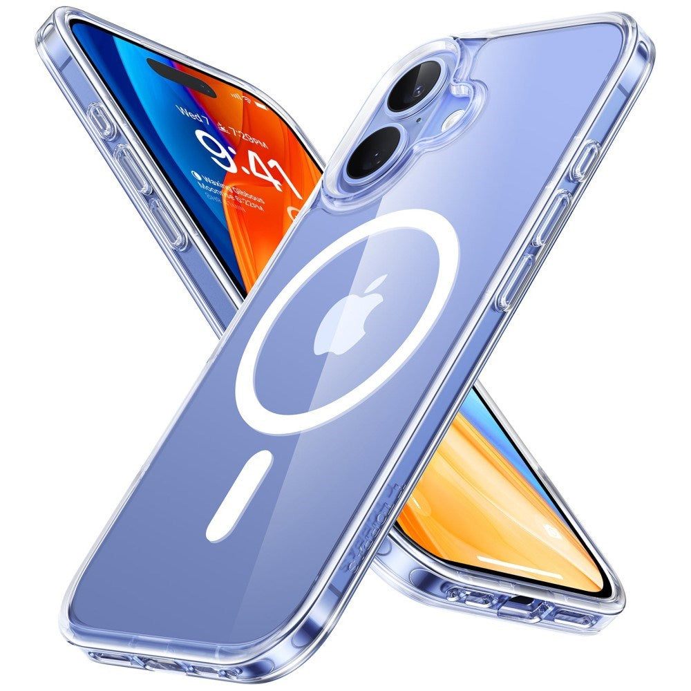 TORRAS iPhone 16 Fleksibelt Plastik Bagside Cover - MagSafe Kompatibel - Gennemsigtig