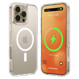 TORRAS - iPhone 16 Pro - Fleksibelt Plastik Cover - MagSafe Kompatibel - Gennemsigtig