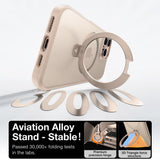TORRAS - iPhone 16 Pro Max - Guardian Ostand Series Cover m. Kickstand - MagSafe Kompatibel - Rose Gold