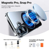 TORRAS - iPhone 16 - Fleksibelt Plastik Cover m. Ring Kickstand - MagSafe Kompatibel - Gennemsigtig