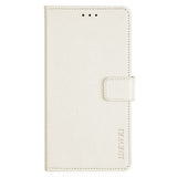 EIDERWOOD iPhone 16 Plus Kunstlæder Flip Case m. Indbygget Pung & Ståfunktion - Hvid