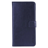 EIDERWOOD iPhone 16 Plus Kunstlæder Flip Case m. Indbygget Pung & Ståfunktion - Blå