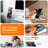 TORRAS - Samsung Galaxy S24 Ultra - Hybrid Cover m. Kickstand - MagSafe Kompatibel - Gennemsigtig