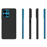 Motorola Moto G75 (5G) - EIDERWOOD Fleksibelt Plastik Cover - Sort