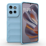 EIDERWOOD XMotorola Edge 50 Neo / ThinkPhone 25 Fleksibelt Plastik Bagside Cover - Lyseblå