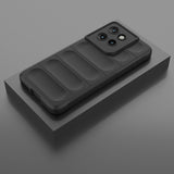 EIDERWOOD XMotorola Edge 50 Neo / ThinkPhone 25 Fleksibelt Plastik Bagside Cover - Sort