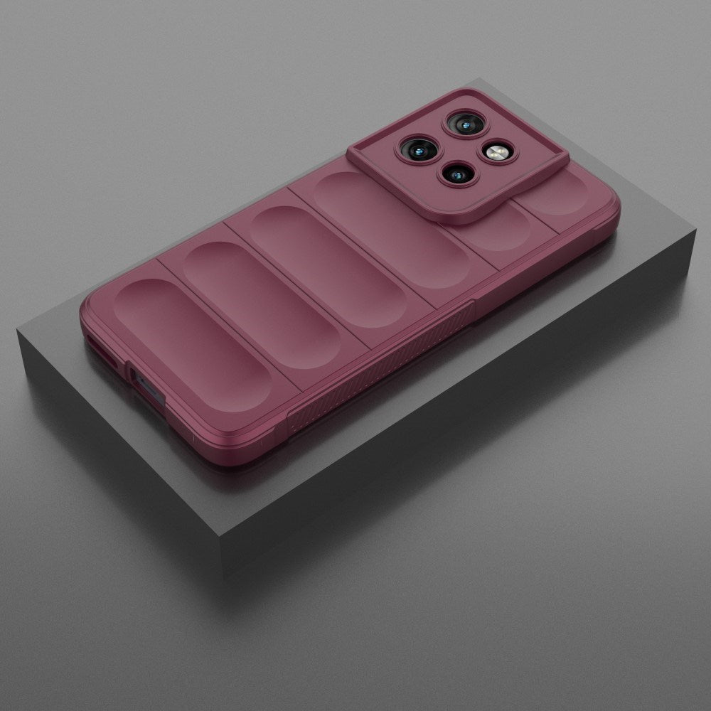 EIDERWOOD XMotorola Edge 50 Neo / ThinkPhone 25 Fleksibelt Plastik Bagside Cover - Rød