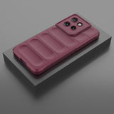 EIDERWOOD XMotorola Edge 50 Neo / ThinkPhone 25 Fleksibelt Plastik Bagside Cover - Rød