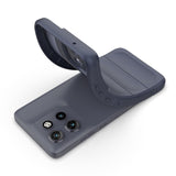 EIDERWOOD XMotorola Edge 50 Neo / ThinkPhone 25 Fleksibelt Plastik Bagside Cover - Mørkeblå