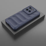 EIDERWOOD XMotorola Edge 50 Neo / ThinkPhone 25 Fleksibelt Plastik Bagside Cover - Mørkeblå