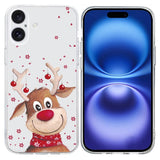 iPhone 16 - EIDERWOOD Jule Cover Fleksibelt Plastik - Rensdyret Rudolf