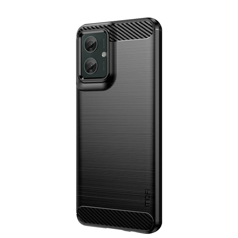 Motorola Moto G55 5G MOFI - Carbon Fiber Cover - Sort