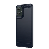 Motorola Moto G55 5G MOFI - Carbon Fiber Cover - Blå