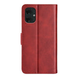 Motorola Moto G55 Wallet Flip Læder Cover m. Pung - Rød