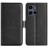 Motorola Edge 50 Neo Wallet Flip Læder Cover m. Pung - Sort