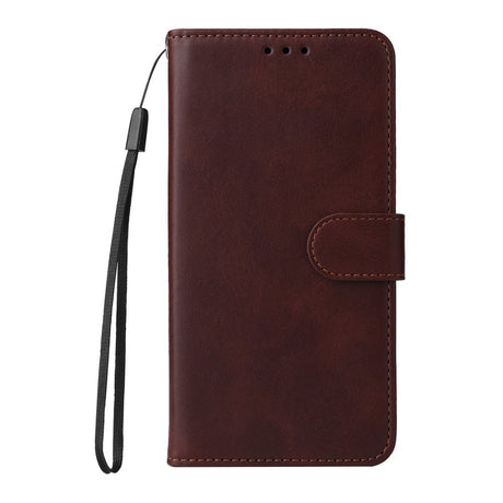 Samsung Galaxy S25 Ultra - EIDERWOOD Vegansk Læder Flip Cover - Brun