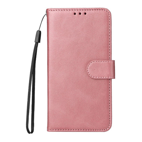 Samsung Galaxy S25 Ultra - EIDERWOOD Vegansk Læder Flip Cover - Lyserød