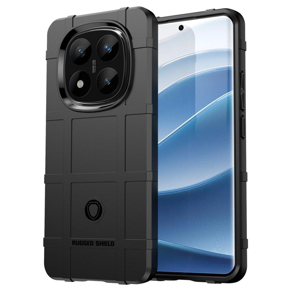 EIDERWOOD Xiaomi Redmi Note 14 Pro+ Rugged Shield Series Håndværker Bagside Cover - Sort