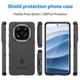 EIDERWOOD Xiaomi Redmi Note 14 Pro+ Rugged Shield Series Håndværker Bagside Cover - Sort