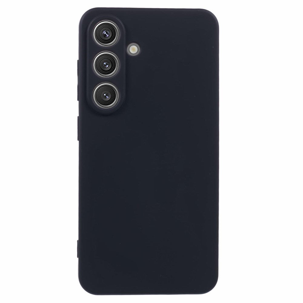 EIDERWOOD - Samsung Galaxy S25 Blødt Plast Cover - Anti-Ridse Beskyttelse og Fiberforing - Sort