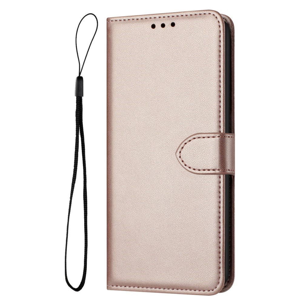 EIDERWOOD Samsung Galaxy S25 Ultra Vegansk Læder Cover - Aftagelig Strop og Kortholder - Rose Gold